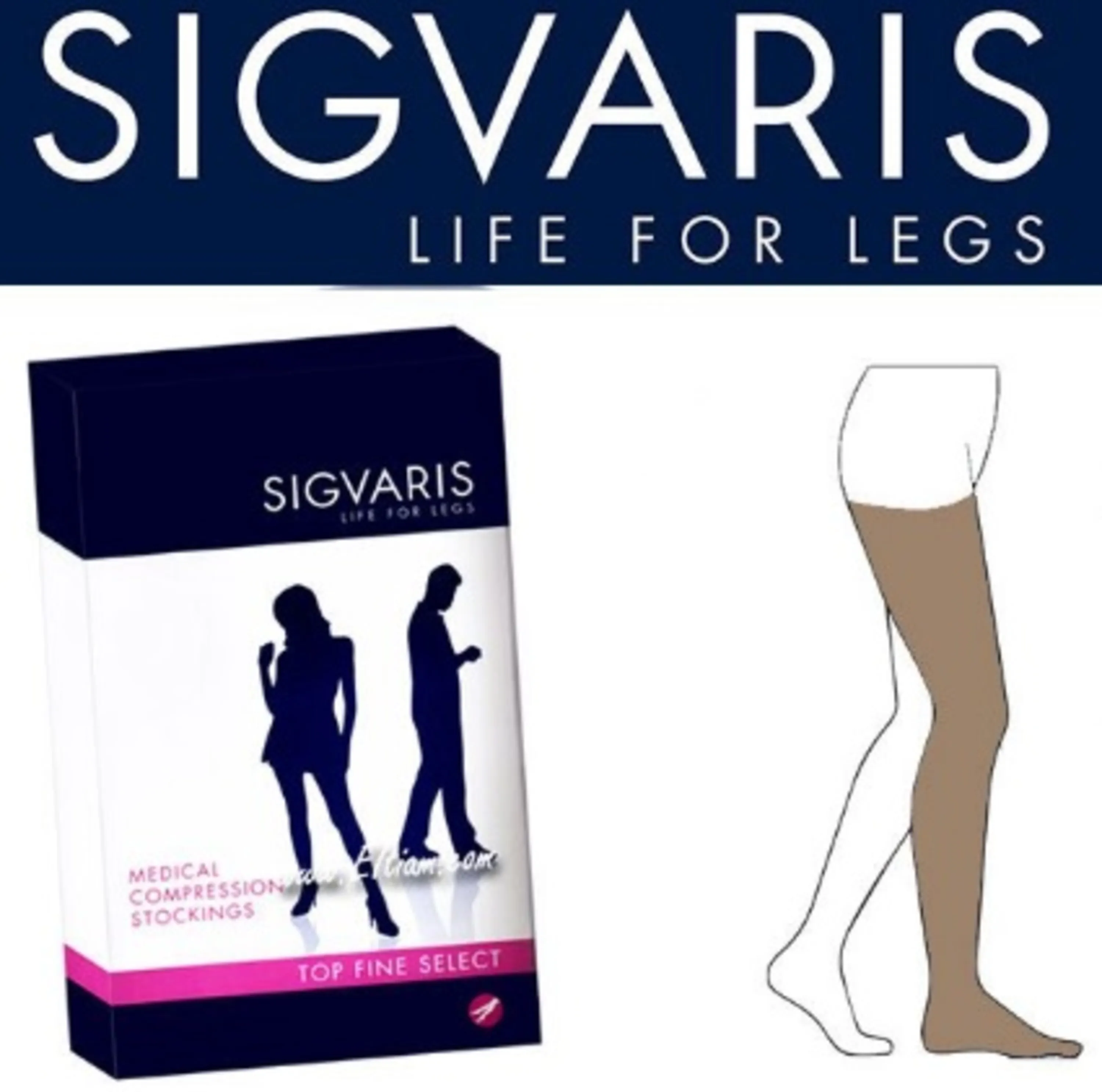 جوراب واریس سیگواریس SIGVARIS TFS-1 AD